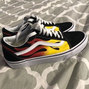 vans flames old skools